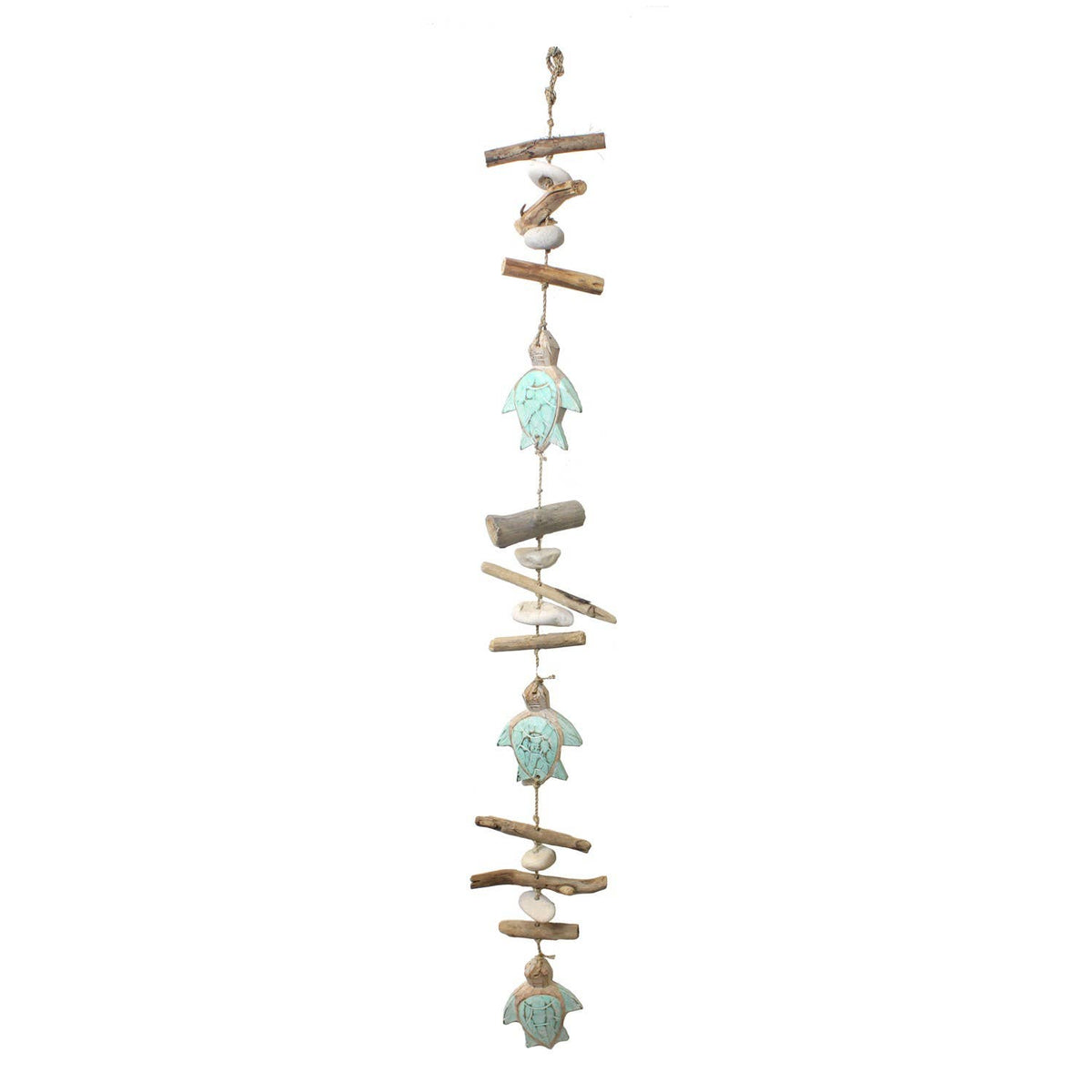 Turtle & Driftwood Decorative Drop