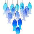 Blue Glass Fish Wind Chime