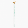 Hanging Long Sea Glass - Light Blue
