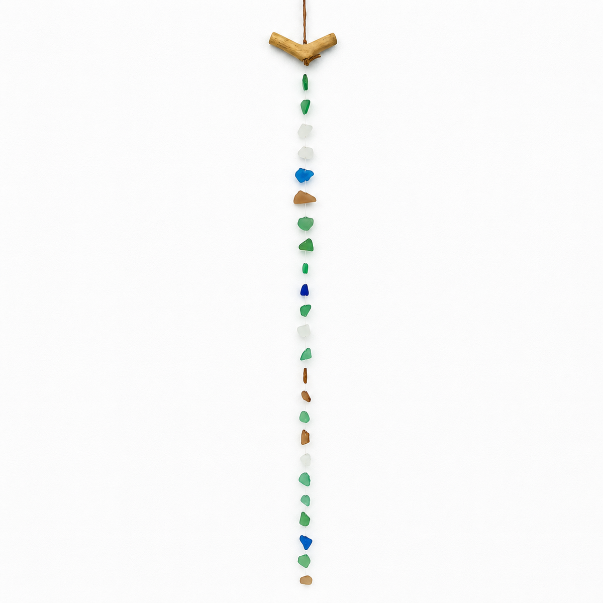 Hanging Long Sea Glass - Multi Color
